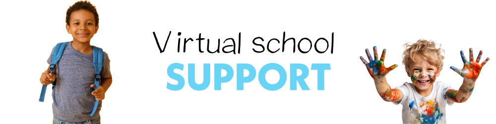 Virtual school support banner